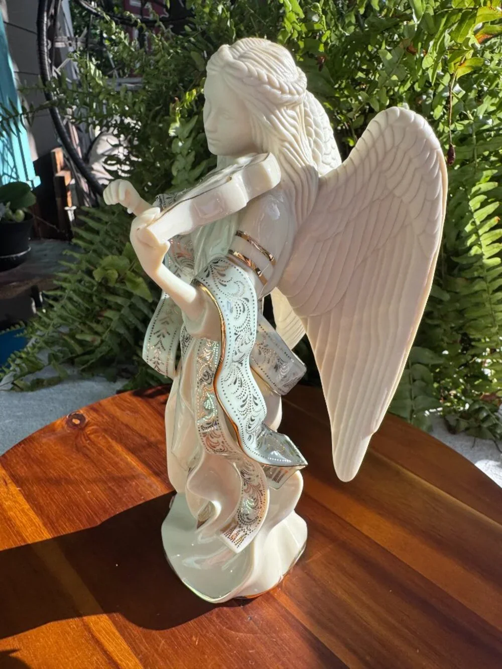 Vintage Lenox Fine Porcelain Baroque Angel Figurine